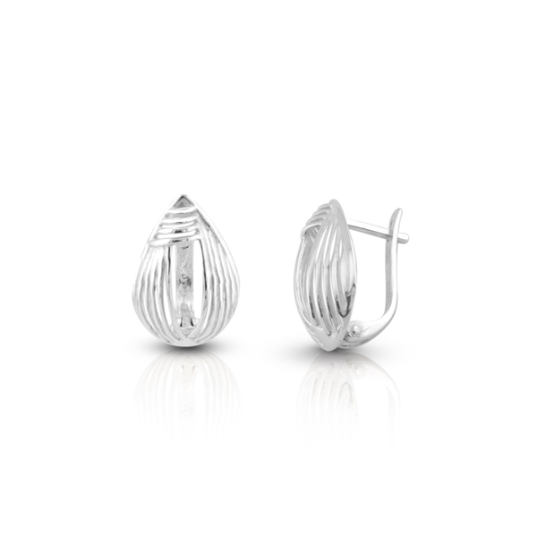 Silver Earings stones 133467