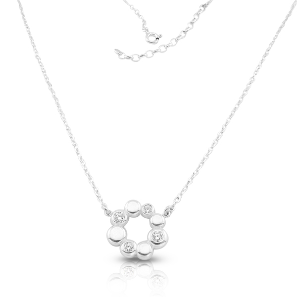 Silver necklace 701462