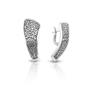 Silver earrings without stones - Silver Earings stones - 136546