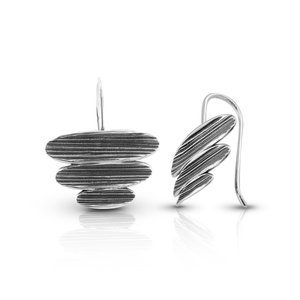 Silver Earings stones 133544