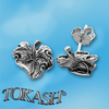 Silver Earings stones 111481