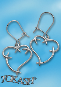 Silver Earings stones 111892