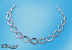 Silver necklace 700138