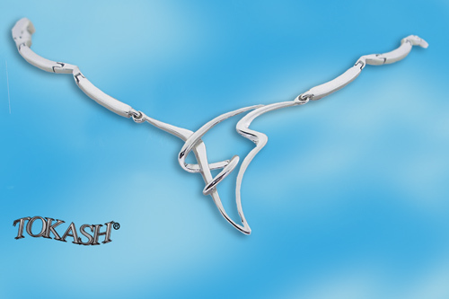 Silver necklace 700153