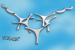 Silver necklace 700651