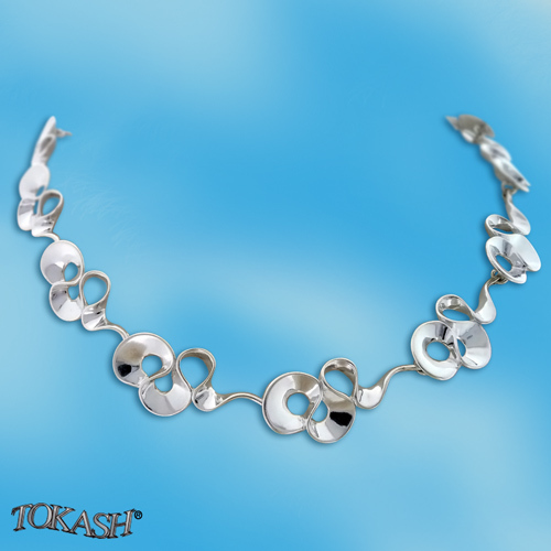 Silver necklace 700774