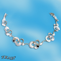 Silver necklace 700774