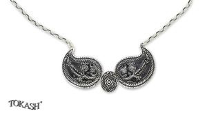 Silver necklace 701138