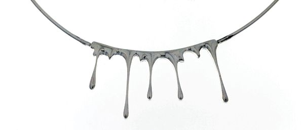 Silver necklace 701147