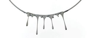 Silver necklace 701147