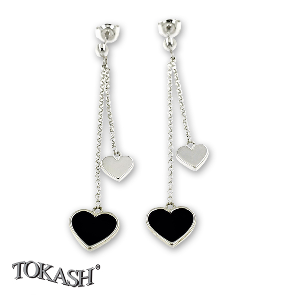 Silver Earings stones 110116
