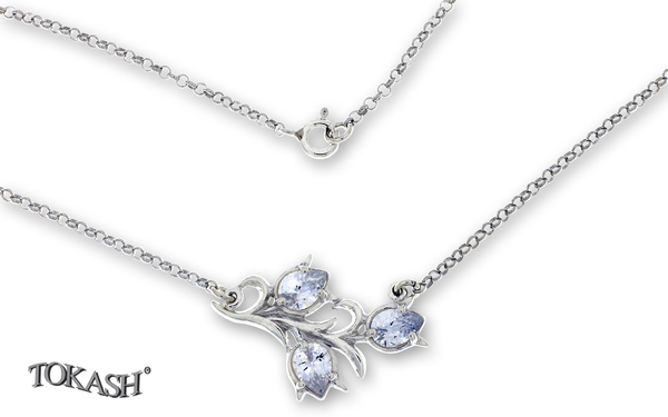 Silver necklace 701644