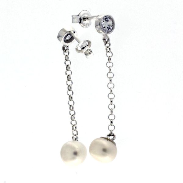 Earrings with pearls 115311