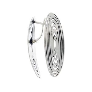Silver earrings without stones - Silver Earings stones - 132156