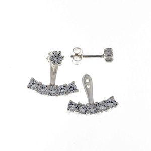 Silver earrings with CZ - Silver Earings with stones - 139321