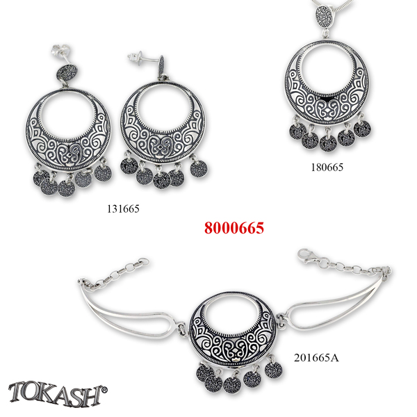 Medium silver set 8000665