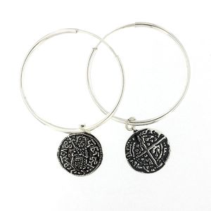 Silver earrings without stones - Silver Earings stones - 136150