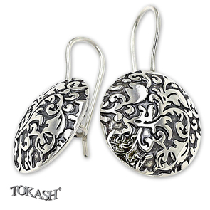 Silver earrings without stones - Silver Earings stones - 136133