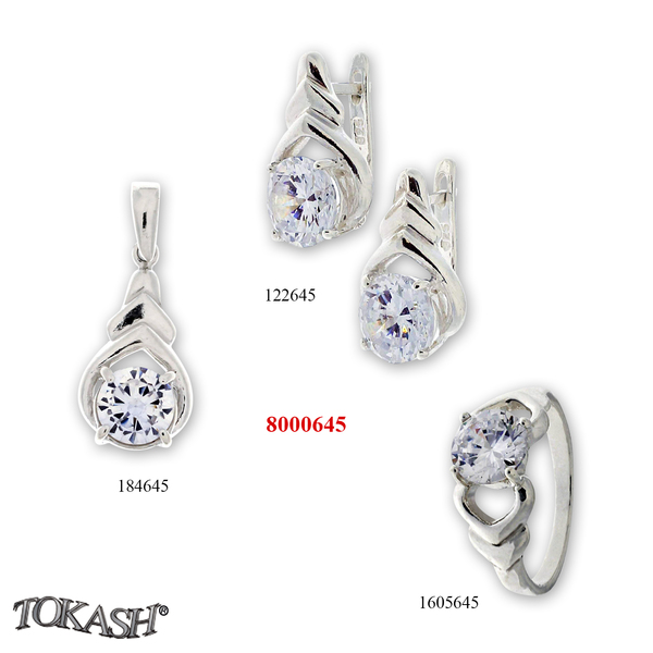 Medium silver set 8000645