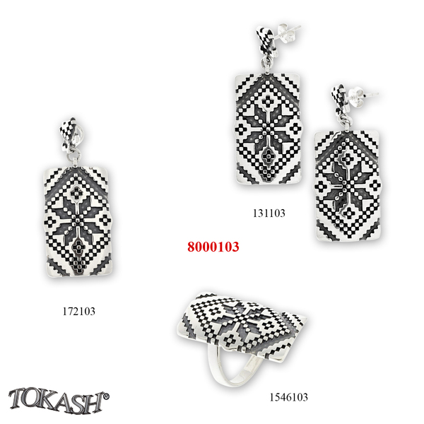 Medium silver set 8000103