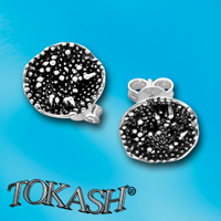 Silver Earings stones 133864