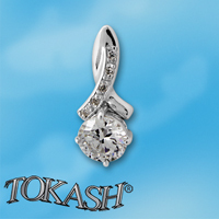 silver pendant stone 175471