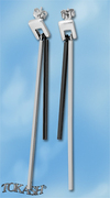 Silver earrings without stones - silver earrings hollow - 401041