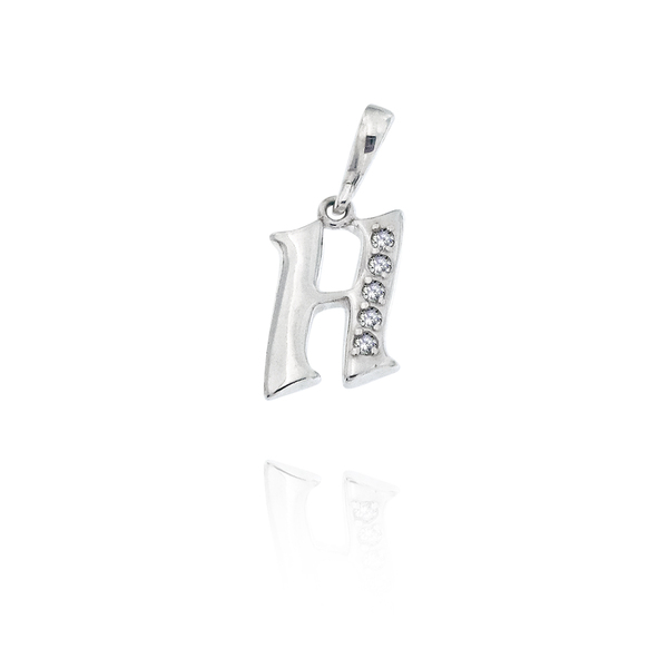 silver pendant stone 186747