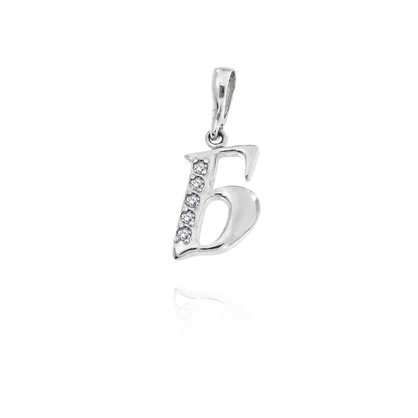 silver pendant stone 186735
