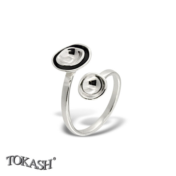 Silver ring without stones 1566259