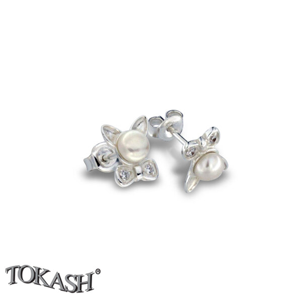 Earrings with pearls 115279
