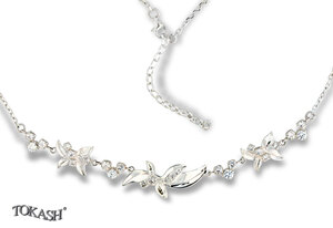 Silver necklace 701265