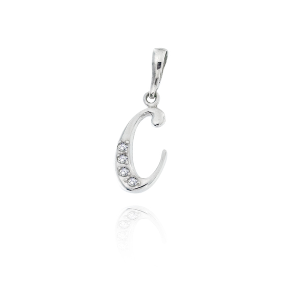 silver pendant stone 186750