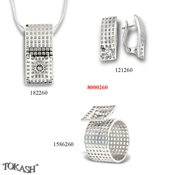 Medium silver set 8000260