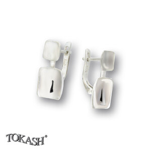 Silver earrings without stones - Silver Earings stones - 132262