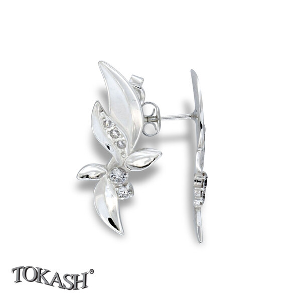 Silver Earings stones 138266