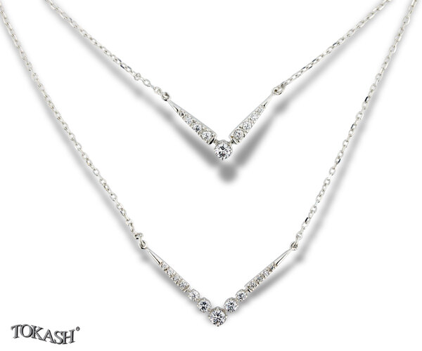 Silver necklace 701271