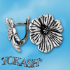 Silver earrings without stones - Silver Earings stones - 136912