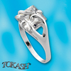 Silver rings with CZ - 1595222