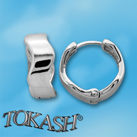 Silver Earings stones 126252