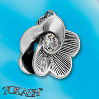 silver pendant stone 182911