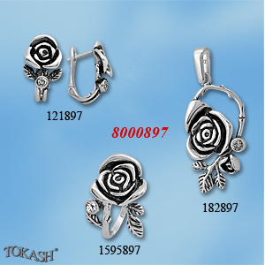 Medium silver set 8000897