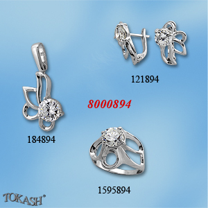 Medium silver set 8000894