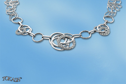 Silver necklace 700927