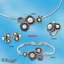 Silver sets - Large set with necklace - 8000944