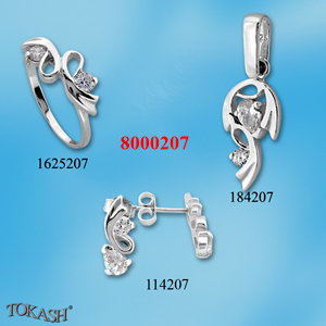 Medium silver set 8000207