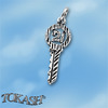 Silver pendants without CZ - silver pendants - 192508