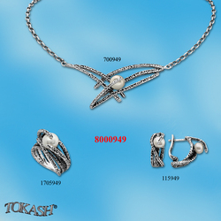 Silver sets - Large set with necklace - 8000949