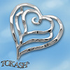 Silver pendants without CZ - silver pendants - 181545