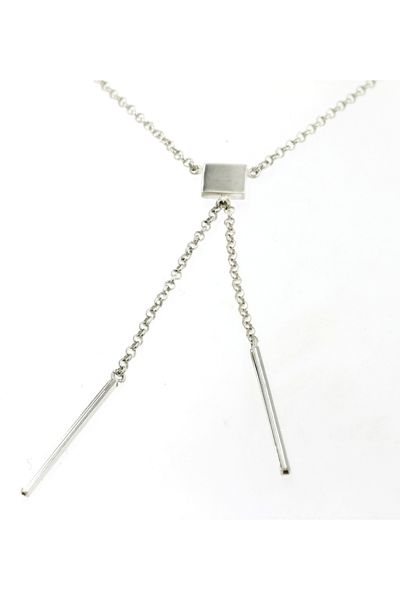 Silver necklace 701115